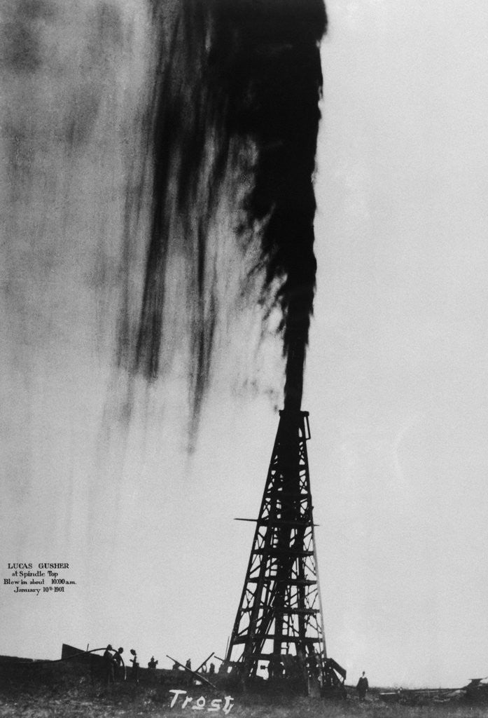 Detail of Oil Gushing Over by Anonymous