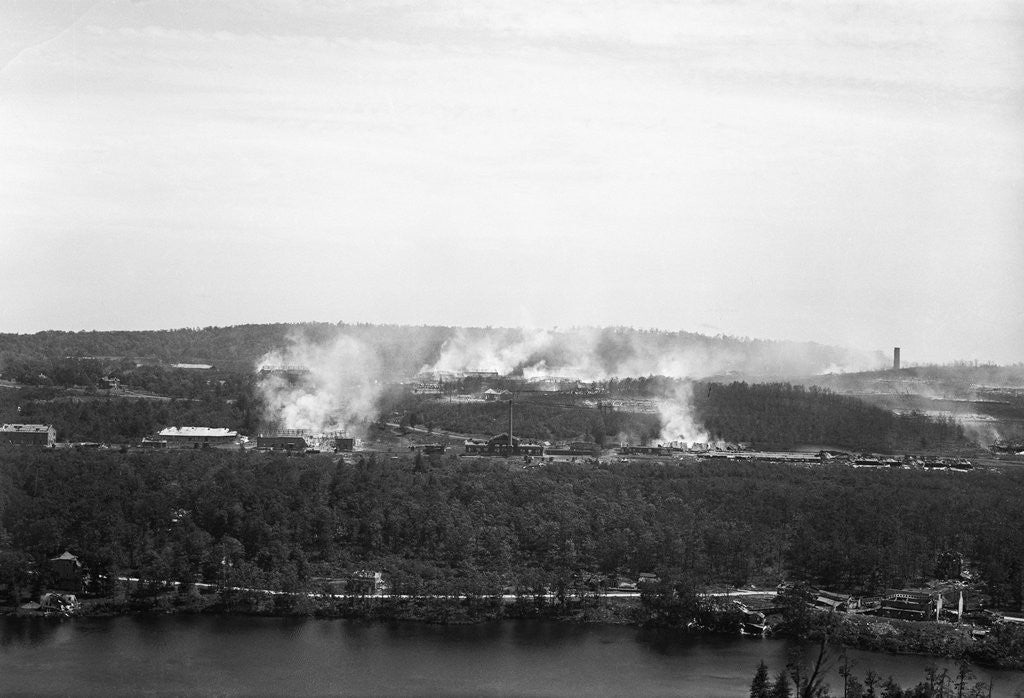 Detail of Aerial View Of Arsenal Explosion by Anonymous