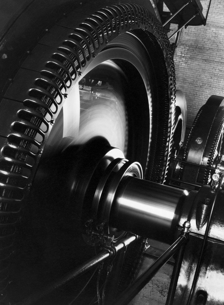 Detail of Rotating Electric Generator by Anonymous