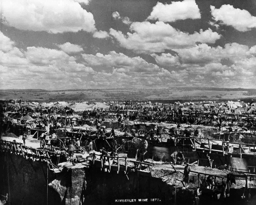 Detail of Kimberley Mine View Of Diamond Mining by Anonymous