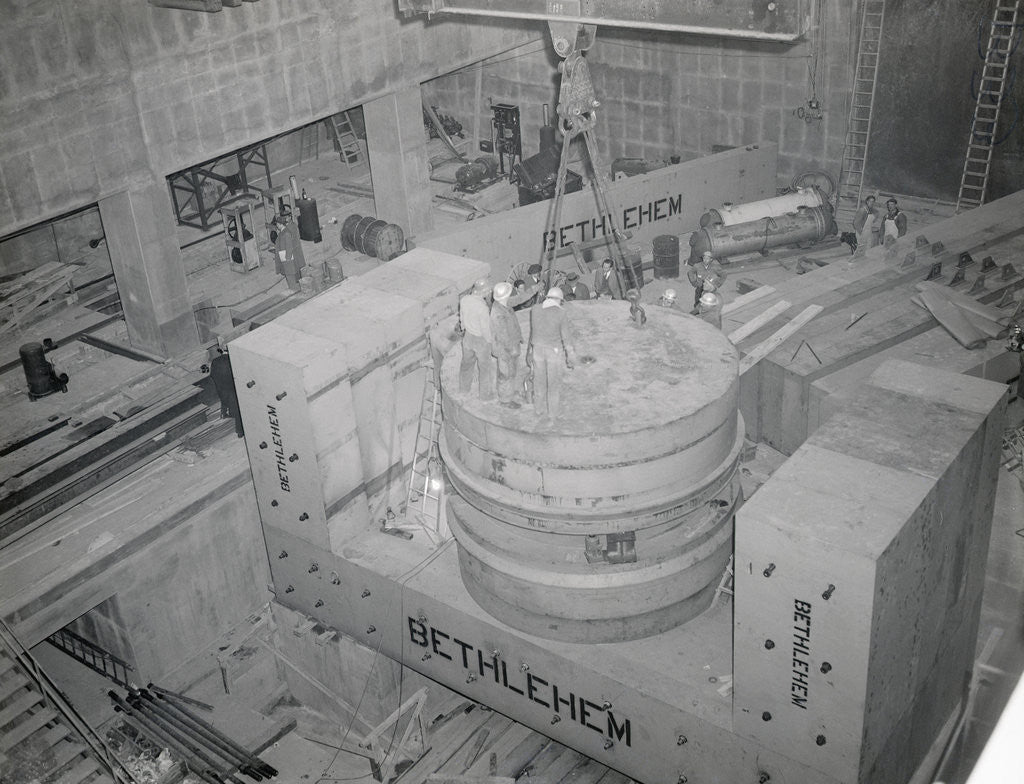 Detail of Completion of Cyclotron by Corbis