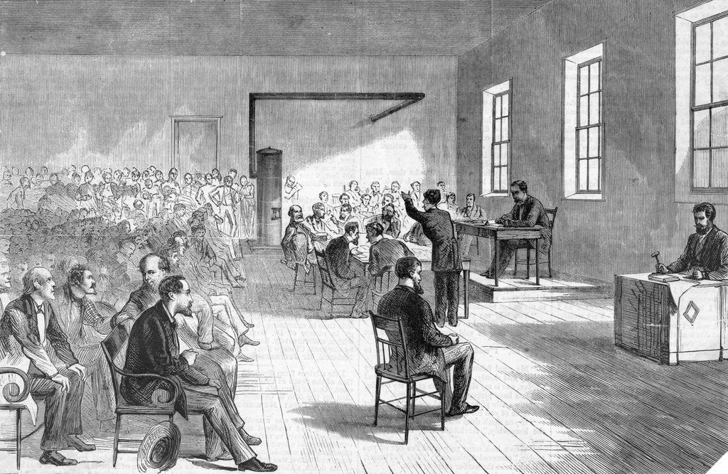 Detail of Trial of Thomas Hawkins by Anonymous