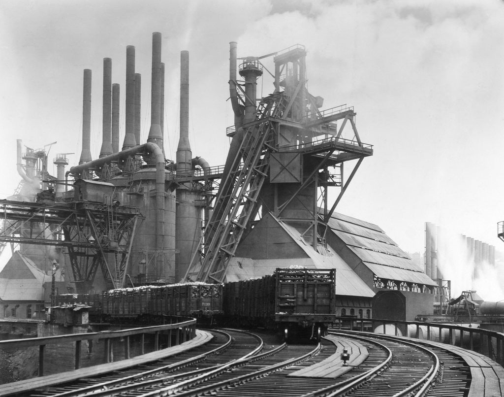 Detail of Blast Furnace Of The Carnegie Steel Corp by Anonymous