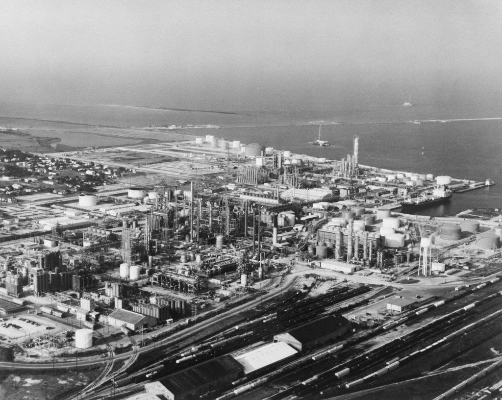 Detail of Aerial View Of Petrochemical Plant by Anonymous