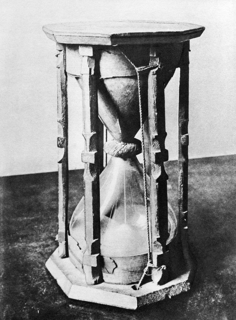 Detail of 18th-Century Hourglass by Anonymous