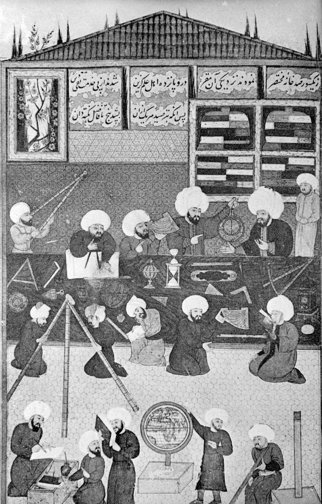 Detail of Arabian Astronomers @ Work; Illustration by Anonymous