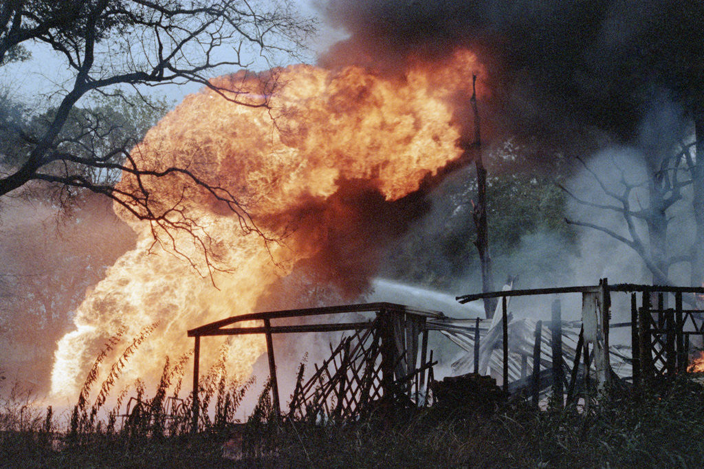 Detail of House Fire by Anonymous