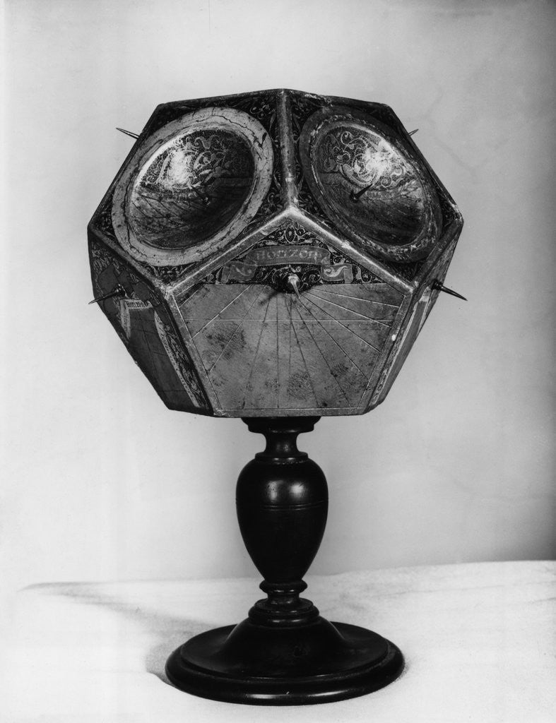 Detail of Dodecahedral Solar Clock by Anonymous