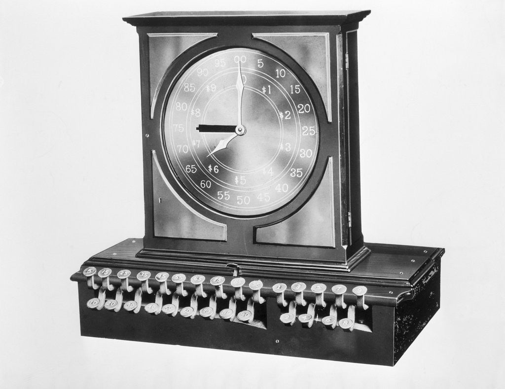 Detail of The First Cash Register by Anonymous