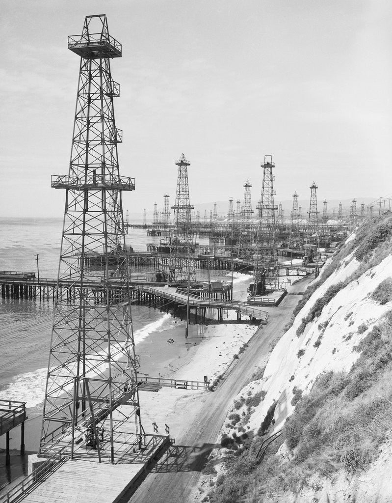 Detail of Oil Well Field by Anonymous