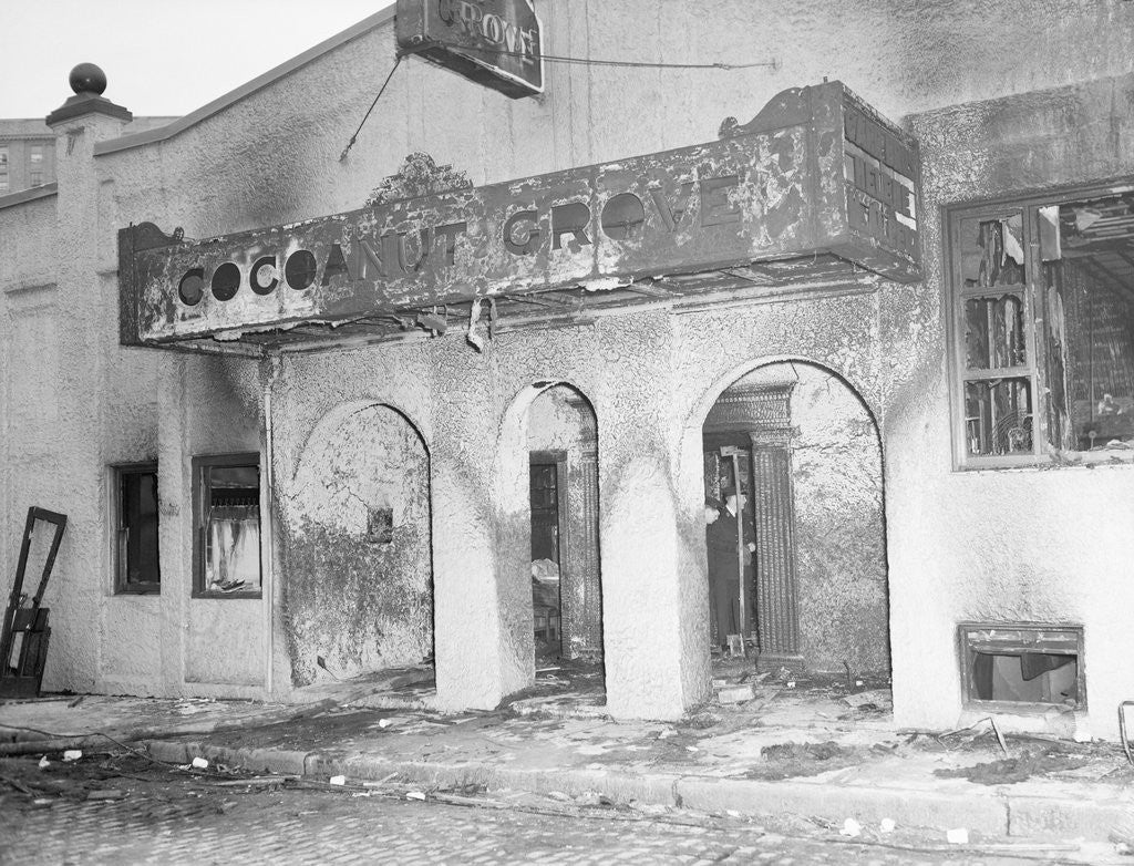 Detail of Burned Out Night Club by Anonymous