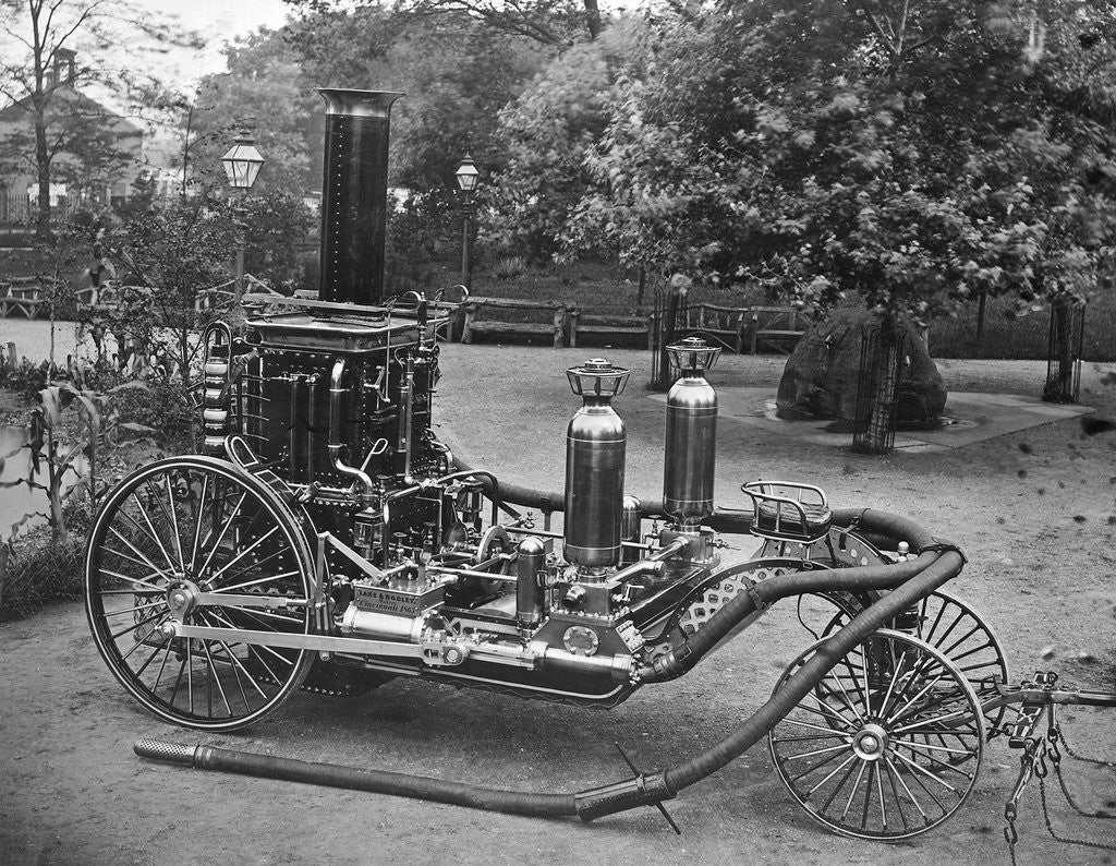 Detail of Antique Fire Engine by Anonymous