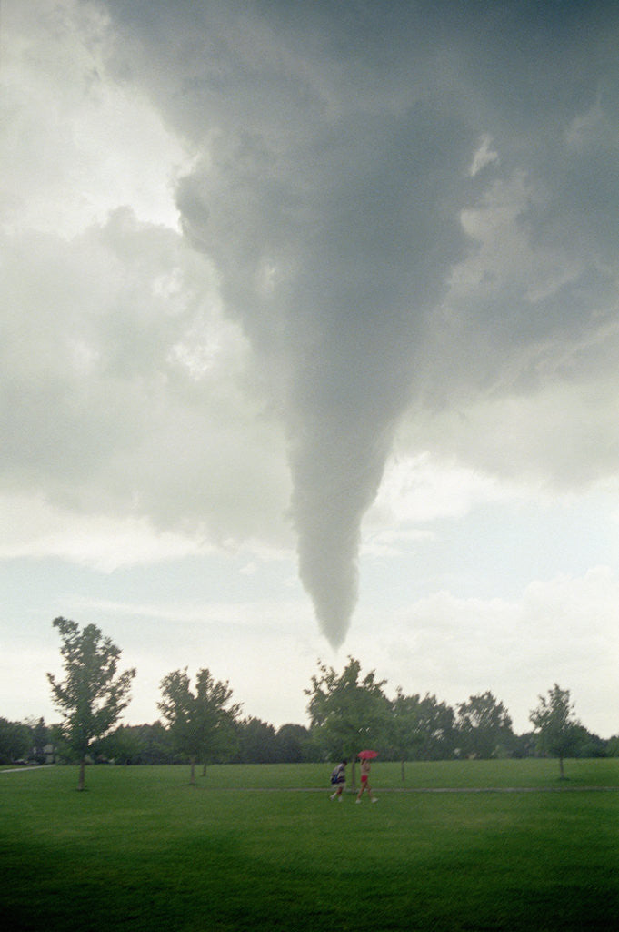 Detail of A Tornado in Denver by Anonymous