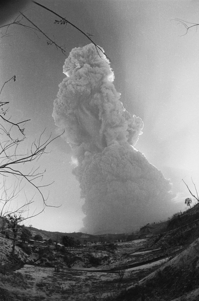 Detail of El Chichon Volcano in Mexico Erupting by Corbis