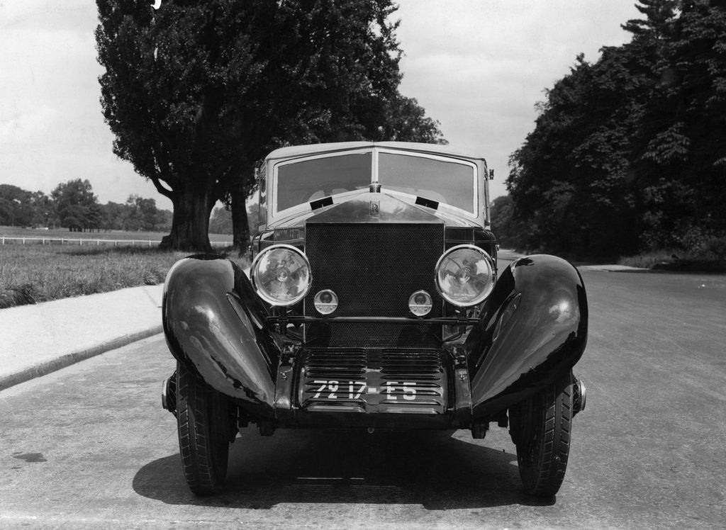 Detail of Frontal View Of Rolls-Royce Automobile by Corbis