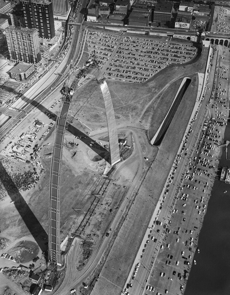 Detail of Aerial View/Keystone Placing;Jeff.Monume by Anonymous