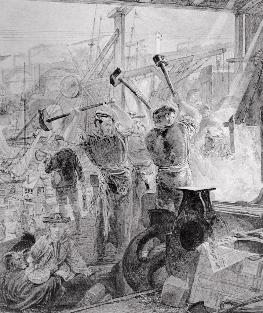 Detail of Victorian Scene Of Workshop Of Nation by Anonymous