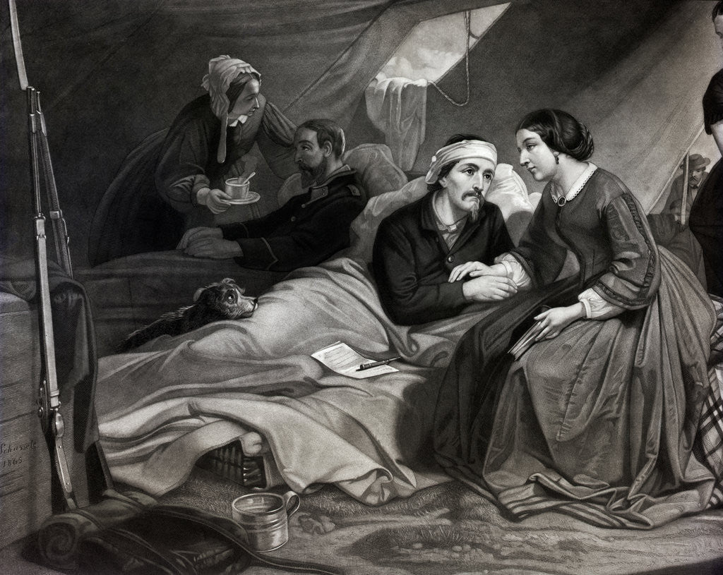 Detail of Illus.;Women Caring For Soldiers In Atti by Anonymous