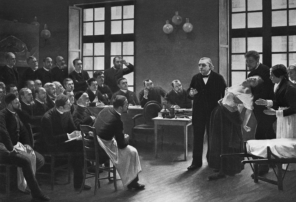 Detail of A Clinical Lesson at the Salpetreire by Pierre Andre Brouillet