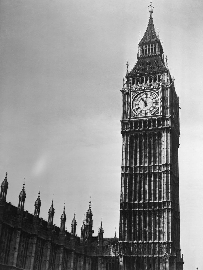 Detail of Big Ben by Anonymous