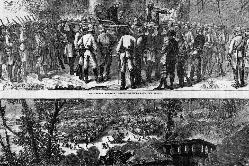 Detail of British Invade Ashanti Kingdom (Illus) by Anonymous