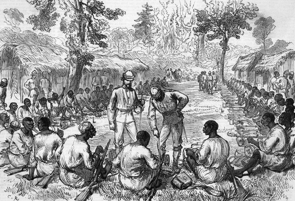 Detail of Scene From The Ashanti War  - Illus by Anonymous