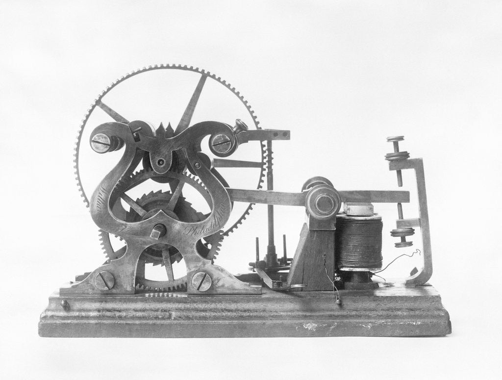 Detail of Samuel Morse's Telegraph by Anonymous