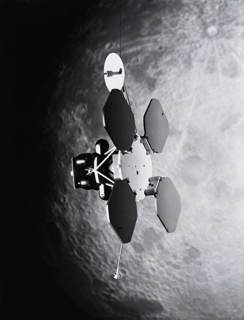 Detail of Orbital Camera above Moon by Anonymous