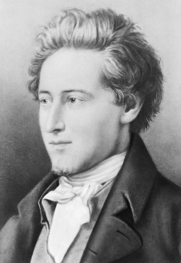 Detail of Portrait of Heinrich Heine by Anonymous