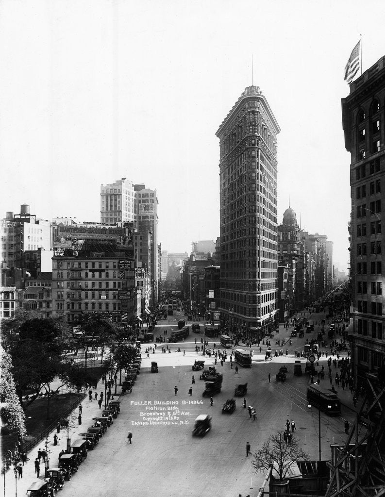 Detail of Flatiron Building and Broadway by Corbis