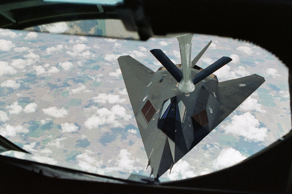 Detail of Stealth Bomber Refueling Over Kansas by Anonymous