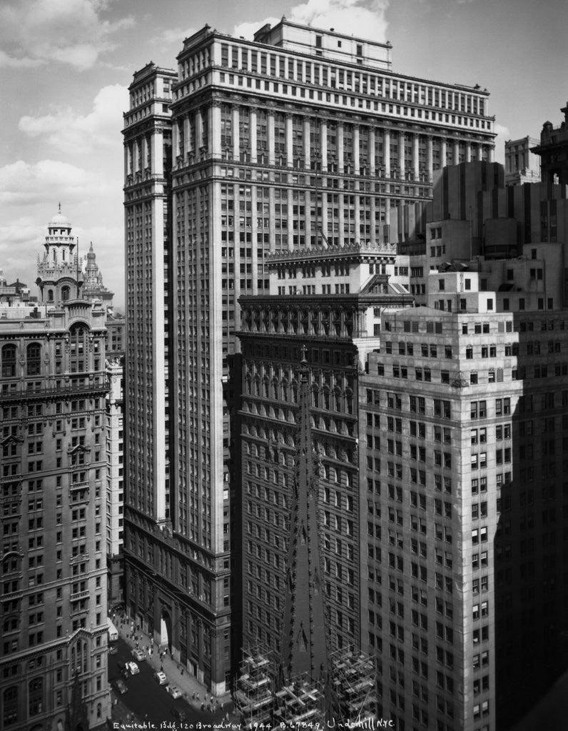 Detail of View of Equitable Building by Anonymous