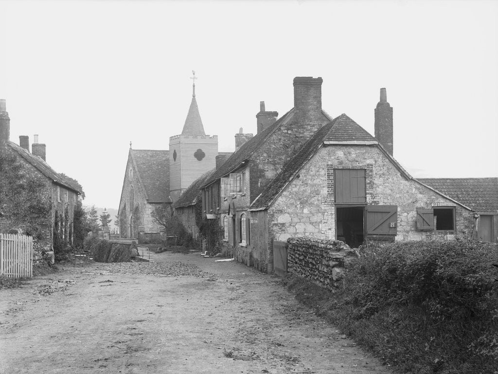 Detail of Houses on the Isle of Wight by Anonymous