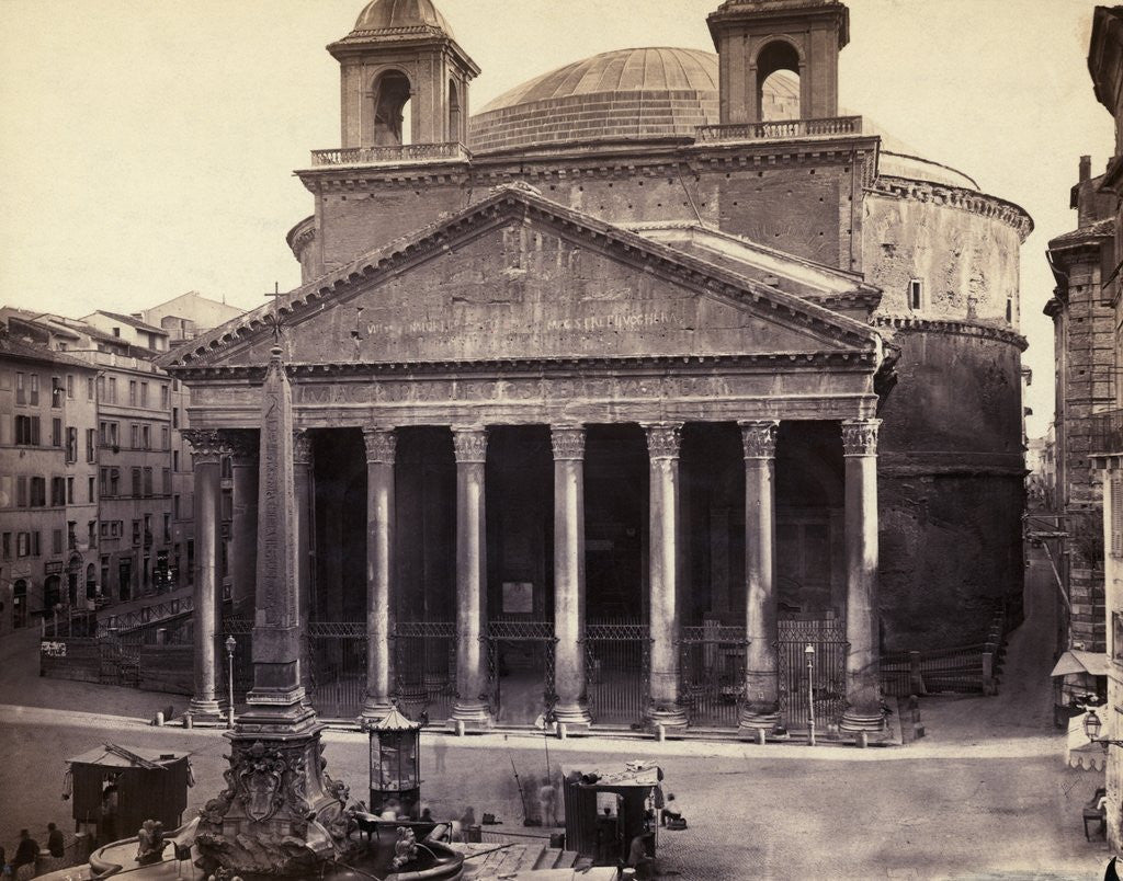 Detail of Rome's Pantheon General View by Anonymous