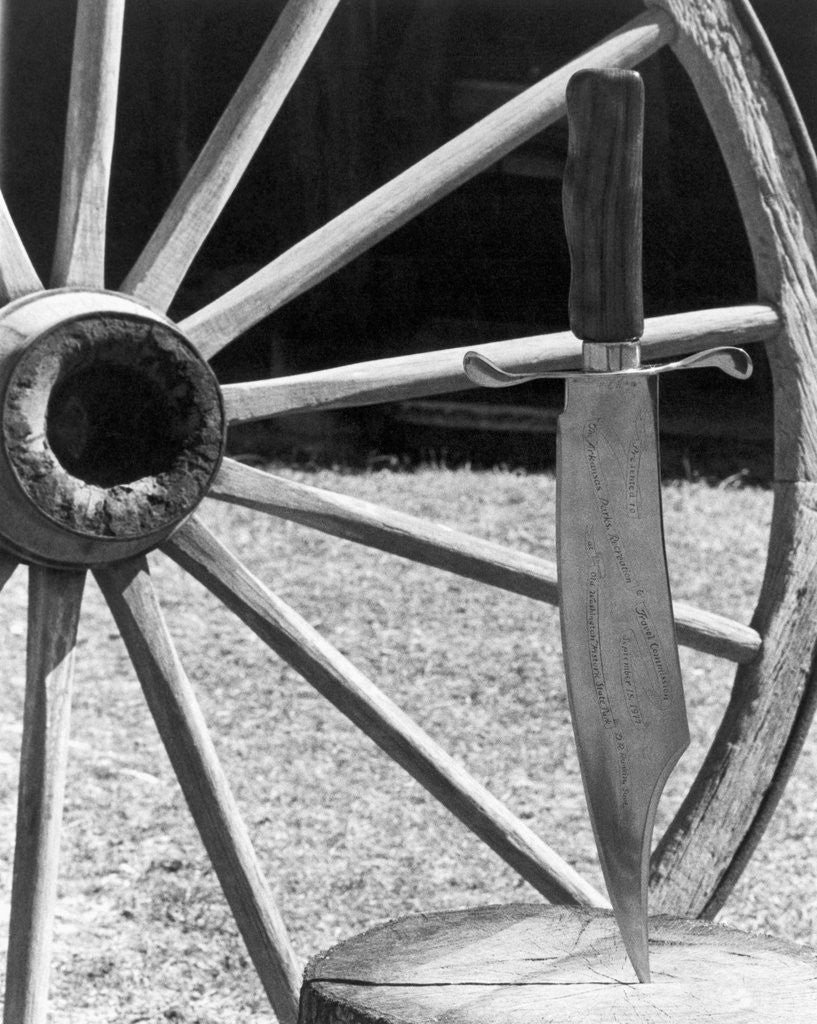 Detail of Bowie Knife Replica by Anonymous