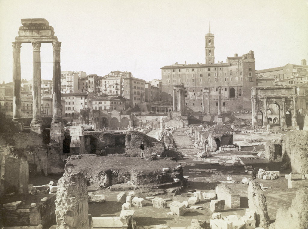 Detail of Ruins of the Roman Forum by Anonymous