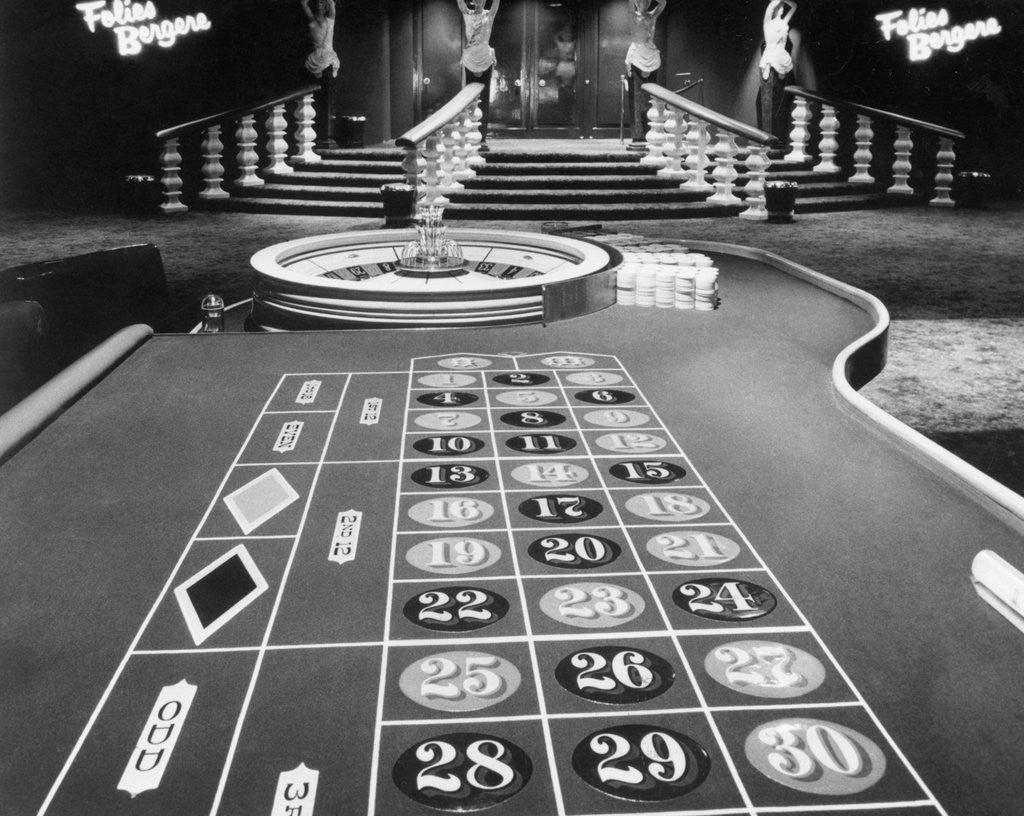 Detail of Roulette Table by Anonymous