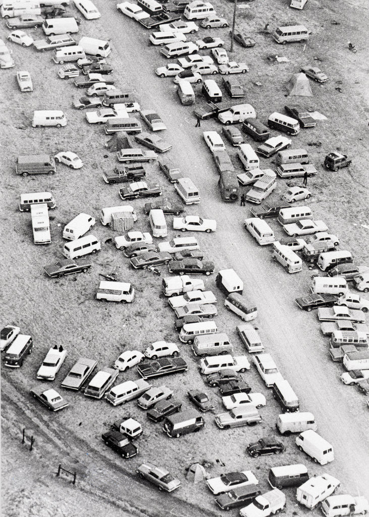 Detail of Cars Parked Near Altamont by Anonymous