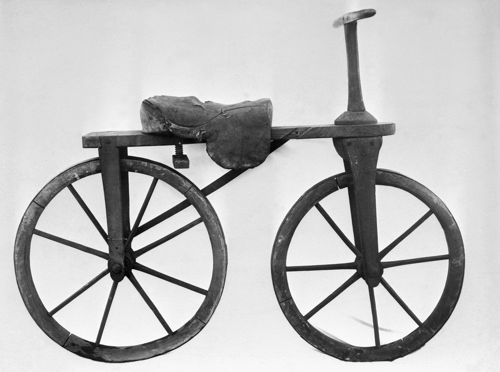 Detail of Early Bicycle by Anonymous