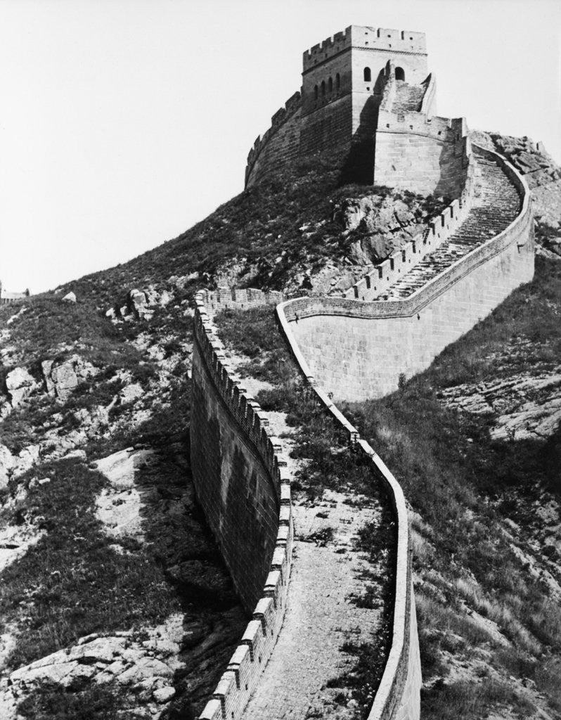 Detail of Vertical Section of Great Wall of China by Anonymous
