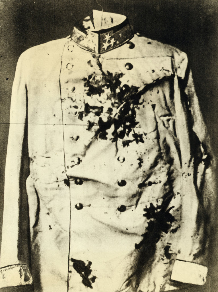 Detail of Bloodied Coat of Franz Ferdinand by Anonymous