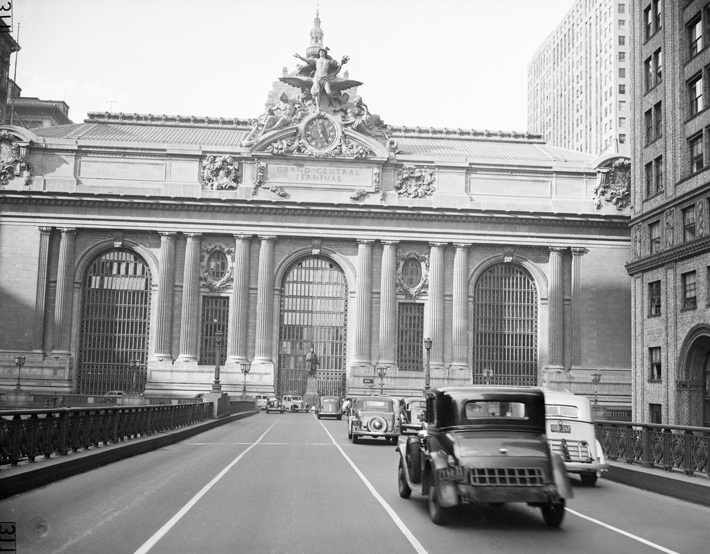 Detail of Grand Central Terminal from Park Avenue by Anonymous