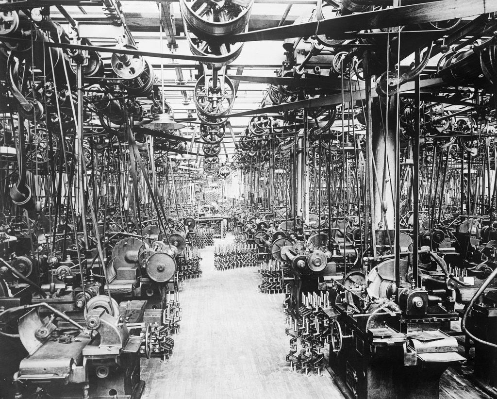 Detail of Crankshaft Grinding Department at Ford Motor Company by Anonymous