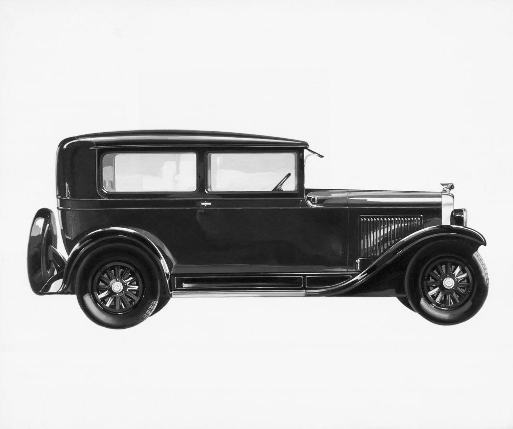 Detail of 1928 Pontiac Two-Door Sedan by Corbis