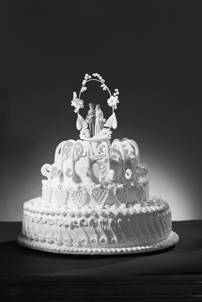 Detail of Wedding Cake by Anonymous