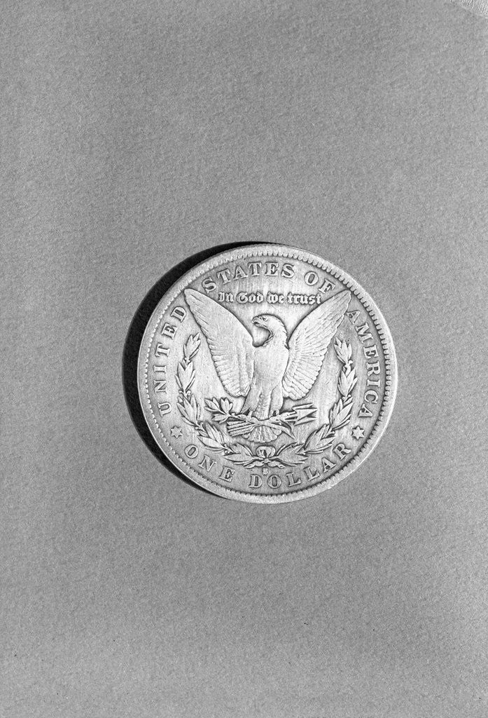 Detail of Close-Up Of Silver Dollar by Anonymous