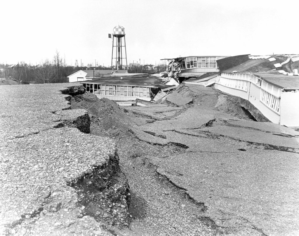 Detail of School Destroyed in Earthquake by Anonymous