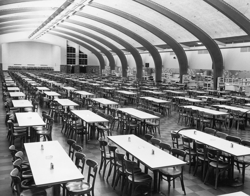 Detail of Boeing Dining Cafeteria by Corbis