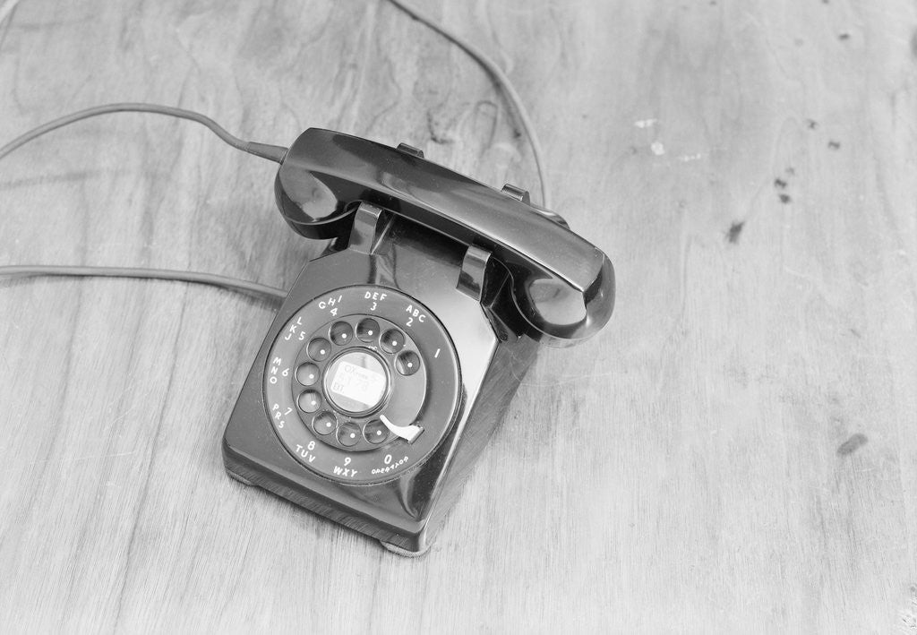 Detail of Rotary Telephone by Anonymous