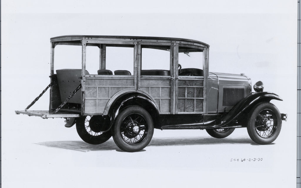 Detail of Ford Model A Station Wagon/